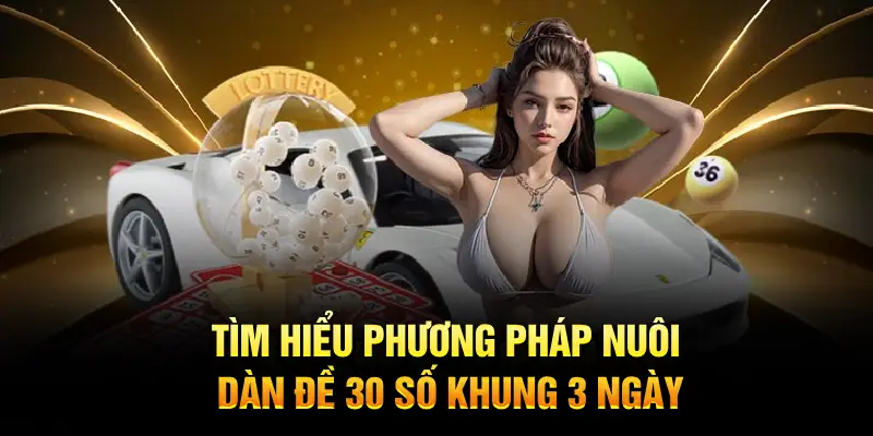 Tìm hiểu phương pháp nuôi dàn đề 30 số khung 3 ngày